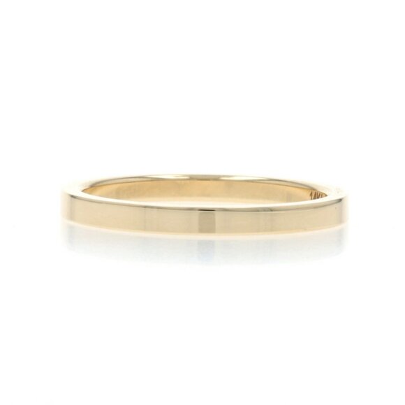 Yellow Gold Wedding Band - 14k Stack Ring - Picture 1 of 6